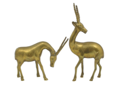Brass Gazelles