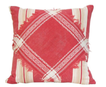 Ticking & Dumask Pillow