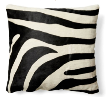 Zebra Hide Pillow